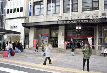 地下鉄天神駅からのアクセス
